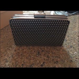 black/silver evening purse Michael kors(never used